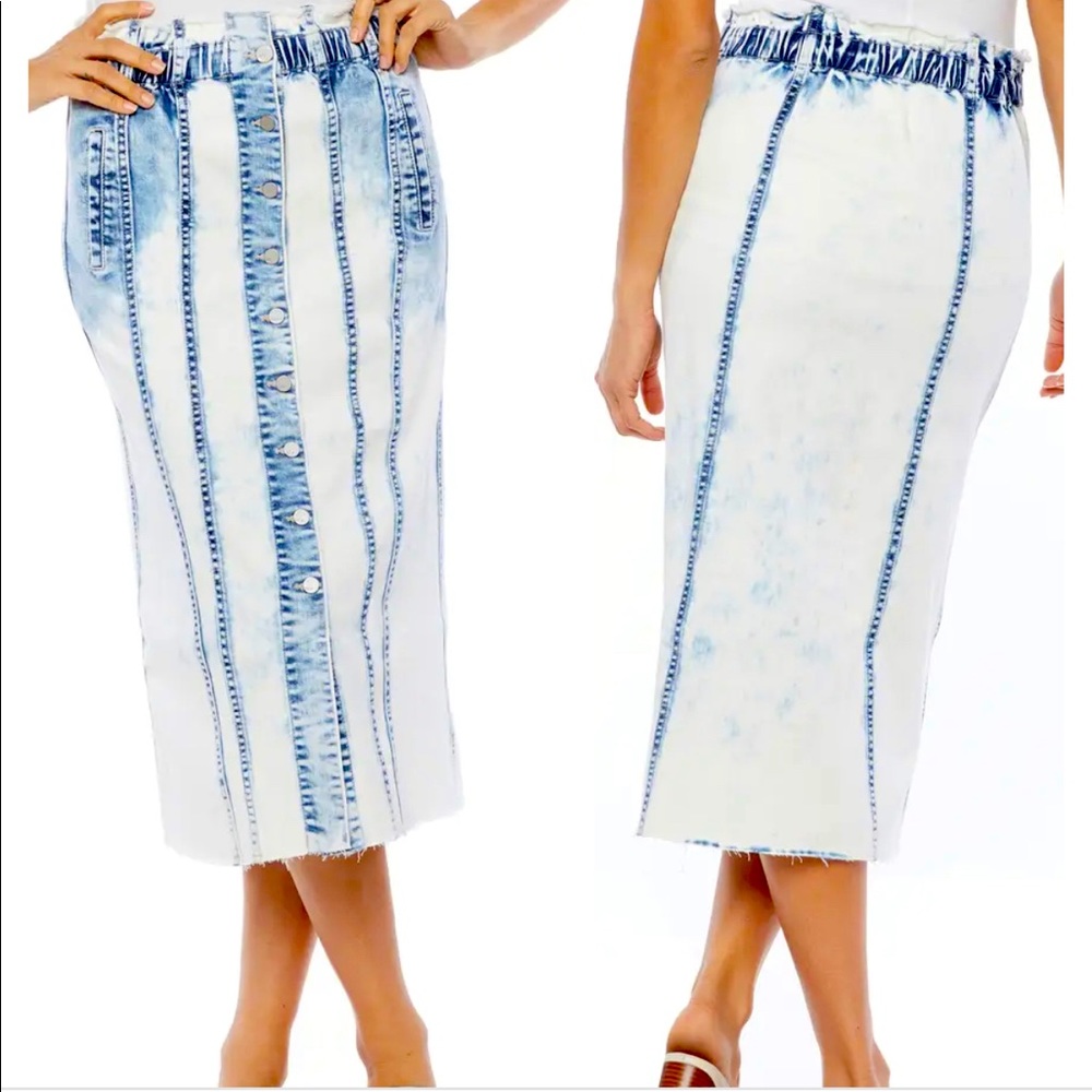 Wash Lab Denim Skirt